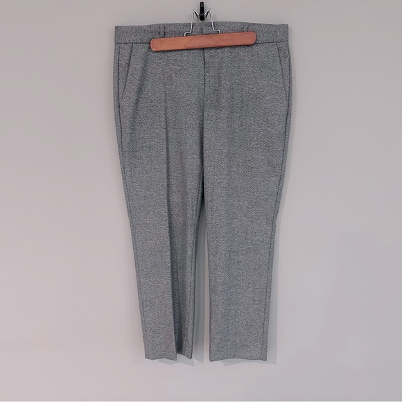 Banana Republic Avery Cropped Dress Pants Grey Size 8 - Picture 1 of 9